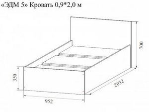 Спальный гарнитур Эдем-5 с угловым шкафом в Верхней Пышме - verhnyaya-pyshma.ok-mebel.com | фото 5