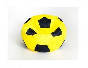 Кресло-мешок Мяч малый желто-черное в Верхней Пышме - verhnyaya-pyshma.ok-mebel.com | фото 1