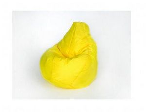 Кресло-мешок Груша малое желтое в Верхней Пышме - verhnyaya-pyshma.ok-mebel.com | фото 1