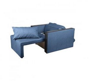Кресло-кровать Милена с подлокотниками Синий в Верхней Пышме - verhnyaya-pyshma.ok-mebel.com | фото 2