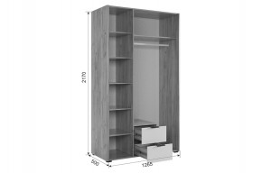 АДАМ К2 Спальный гарнитур (графит) в Верхней Пышме - verhnyaya-pyshma.ok-mebel.com | фото 4