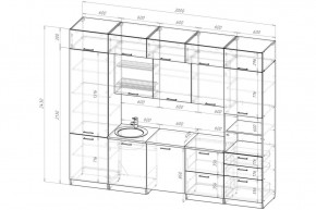 АНТИКА Кухонный гарнитур Экстра 5 (3000 мм) в Верхней Пышме - verhnyaya-pyshma.ok-mebel.com | фото 2