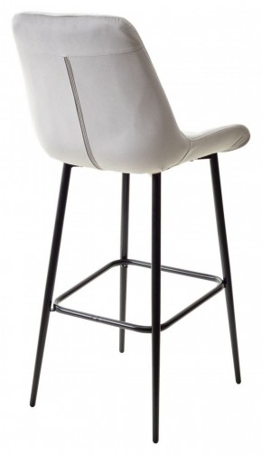 Барный стул ХОФМАН, цвет H-09 Светло-серый, велюр / черный каркас М-City в Верхней Пышме - verhnyaya-pyshma.ok-mebel.com | фото 6