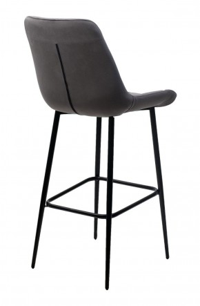 Барный стул ХОФМАН, цвет H-14 Серый, велюр / черный каркас М-City в Верхней Пышме - verhnyaya-pyshma.ok-mebel.com | фото 4