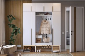 БАСКО Прихожая К9 (белое дерево) в Верхней Пышме - verhnyaya-pyshma.ok-mebel.com | фото 2
