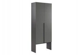 БАСКО Шкаф двухдверный L800 (графит) в Верхней Пышме - verhnyaya-pyshma.ok-mebel.com | фото