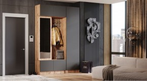 БАВАРИЯ Прихожая (дуб вотан/графит) в Верхней Пышме - verhnyaya-pyshma.ok-mebel.com | фото