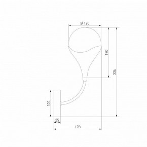 Бра Eurosvet Calyx 60169/1 никель в Верхней Пышме - verhnyaya-pyshma.ok-mebel.com | фото 4