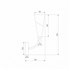 Бра Eurosvet Rhyton 60167/1 никель в Верхней Пышме - verhnyaya-pyshma.ok-mebel.com | фото 6