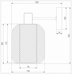 Бра Eurosvet Voile 30192/1 золото в Верхней Пышме - verhnyaya-pyshma.ok-mebel.com | фото 4