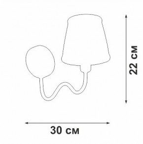 Бра Vitaluce V1848 V1848-8/1A в Верхней Пышме - verhnyaya-pyshma.ok-mebel.com | фото 6