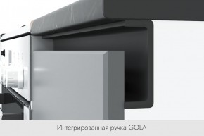 БЬЯНКА Кухонный гарнитур 1,6 белый/лиственница охотская/смоки софт в Верхней Пышме - verhnyaya-pyshma.ok-mebel.com | фото 3