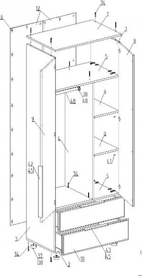 Детская "Лео" (модульная) в Верхней Пышме - verhnyaya-pyshma.ok-mebel.com | фото 12