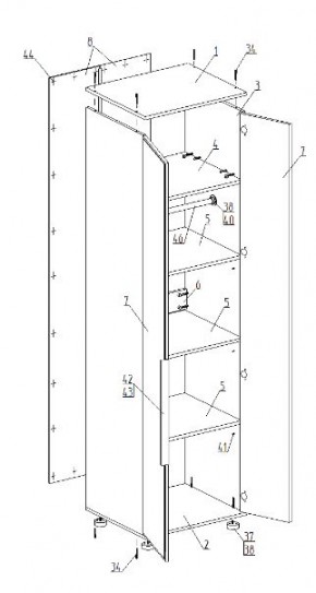 Детская "Лео" (модульная) в Верхней Пышме - verhnyaya-pyshma.ok-mebel.com | фото 9