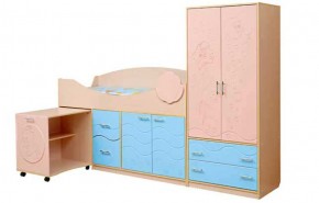 Набор мебели для детской Юниор -12.2 (700*1860) МДФ матовый в Верхней Пышме - verhnyaya-pyshma.ok-mebel.com | фото