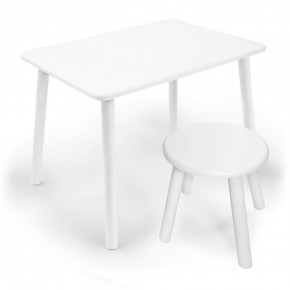 Детский комплект стол и табурет круглый Rolti Baby (белая столешница/белое сиденье/белые ножки) в Верхней Пышме - verhnyaya-pyshma.ok-mebel.com | фото