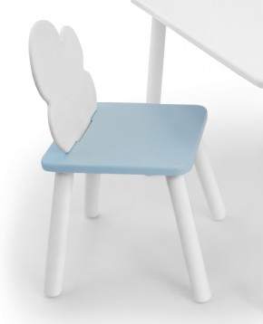 Детский стул Облачко (Белый/Голубой/Белый) в Верхней Пышме - verhnyaya-pyshma.ok-mebel.com | фото