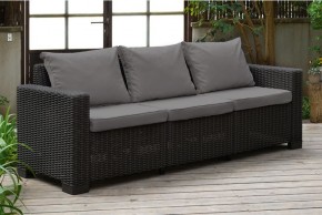 Диван Калифорния 3-х местный (California 3 Sofa), графит в Верхней Пышме - verhnyaya-pyshma.ok-mebel.com | фото