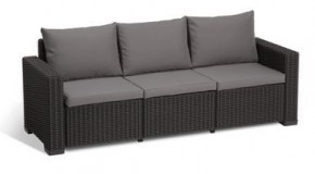 Диван Калифорния 3-х местный (California 3 Sofa), графит в Верхней Пышме - verhnyaya-pyshma.ok-mebel.com | фото 2