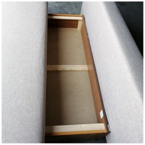 Диван-кровать Комфорт без подлокотников BALTIC AZURE (2 подушки) в Верхней Пышме - verhnyaya-pyshma.ok-mebel.com | фото 6
