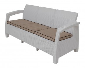 Диван Yalta Premium Sofa 3 Set (Ялта) белый (+подушки под спину) в Верхней Пышме - verhnyaya-pyshma.ok-mebel.com | фото 1