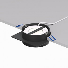 DK2091-BK Встраиваемый светильник FLAT, IP 20, до 15 Вт, GX53, LED, черный, алюминий в Верхней Пышме - verhnyaya-pyshma.ok-mebel.com | фото 4