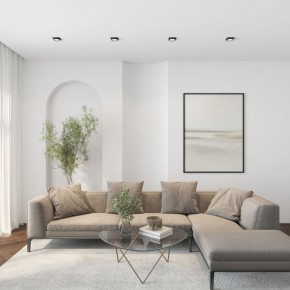 DK2091-BK Встраиваемый светильник FLAT, IP 20, до 15 Вт, GX53, LED, черный, алюминий в Верхней Пышме - verhnyaya-pyshma.ok-mebel.com | фото 5