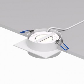 DK2091-WH Встраиваемый светильник FLAT, IP 20, до 15 Вт, GX53, LED, белый, алюминий в Верхней Пышме - verhnyaya-pyshma.ok-mebel.com | фото 4
