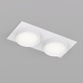 DK2092-WH Встраиваемый светильник FLAT, IP 20, до 15 Вт, GX53, LED, белый, алюминий в Верхней Пышме - verhnyaya-pyshma.ok-mebel.com | фото 2