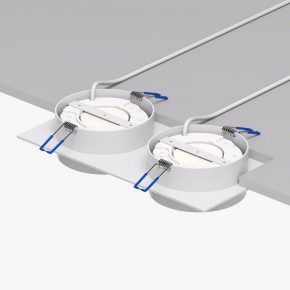 DK2092-WH Встраиваемый светильник FLAT, IP 20, до 15 Вт, GX53, LED, белый, алюминий в Верхней Пышме - verhnyaya-pyshma.ok-mebel.com | фото 4