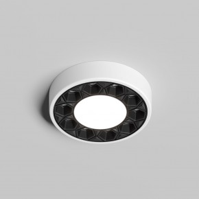 DK2440-WB Встраиваемый светильник DUAL 5+5 Вт, LED 4000K, IP 20, d90mm, белый/черный, алюминий/акрил в Верхней Пышме - verhnyaya-pyshma.ok-mebel.com | фото 2