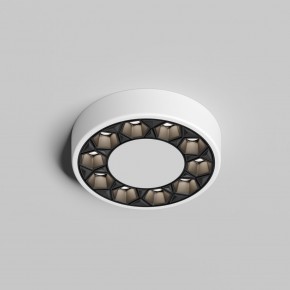 DK2440-WB Встраиваемый светильник DUAL 5+5 Вт, LED 4000K, IP 20, d90mm, белый/черный, алюминий/акрил в Верхней Пышме - verhnyaya-pyshma.ok-mebel.com | фото 3
