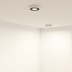 DK2440-WB Встраиваемый светильник DUAL 5+5 Вт, LED 4000K, IP 20, d90mm, белый/черный, алюминий/акрил в Верхней Пышме - verhnyaya-pyshma.ok-mebel.com | фото 6