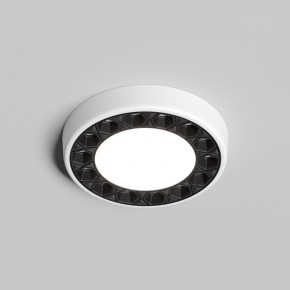 DK2441-WB Встраиваемый светильник DUAL 9+9 Вт, LED 4000K, IP 20, d120mm, белый/черный, алюминий/акрил в Верхней Пышме - verhnyaya-pyshma.ok-mebel.com | фото 2