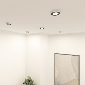 DK2441-WB Встраиваемый светильник DUAL 9+9 Вт, LED 4000K, IP 20, d120mm, белый/черный, алюминий/акрил в Верхней Пышме - verhnyaya-pyshma.ok-mebel.com | фото 6