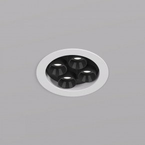 DK2510-WB Встраиваемый светильник SPACE со светодиодом d65 220V 8W 38° 4000К IP20 белый/черный алюминий в Верхней Пышме - verhnyaya-pyshma.ok-mebel.com | фото