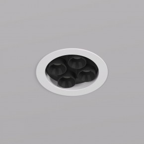DK2510-WB Встраиваемый светильник SPACE со светодиодом d65 220V 8W 38° 4000К IP20 белый/черный алюминий в Верхней Пышме - verhnyaya-pyshma.ok-mebel.com | фото 2