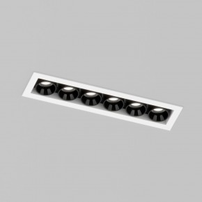 DK2514-WB Встраиваемый светильник SPACE со светодиодом L126mm 220V 10W 38° 4000К IP20 белый/черный алюминий в Верхней Пышме - verhnyaya-pyshma.ok-mebel.com | фото