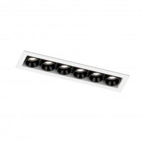 DK2514-WB Встраиваемый светильник SPACE со светодиодом L126mm 220V 10W 38° 4000К IP20 белый/черный алюминий в Верхней Пышме - verhnyaya-pyshma.ok-mebel.com | фото 5