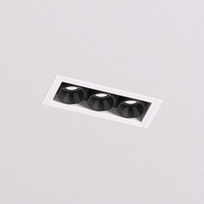 DK2530-WB Встраиваемый светильник SPACE со светодиодом под шпатлевку L69mm 220V 6W 38° 4000К IP20 белый/черный алюминий в Верхней Пышме - verhnyaya-pyshma.ok-mebel.com | фото