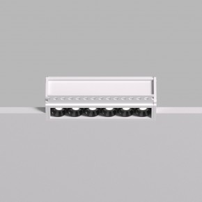 DK2531-WB Встраиваемый светильник SPACE со светодиодом под шпатлевку L126mm 220V 10W 38° 4000К IP20 белый/черный алюминий в Верхней Пышме - verhnyaya-pyshma.ok-mebel.com | фото 3