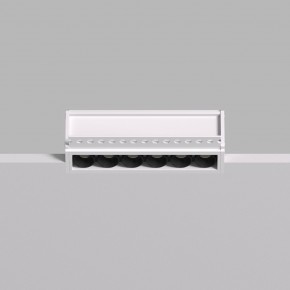 DK2531-WB Встраиваемый светильник SPACE со светодиодом под шпатлевку L126mm 220V 10W 38° 4000К IP20 белый/черный алюминий в Верхней Пышме - verhnyaya-pyshma.ok-mebel.com | фото 4
