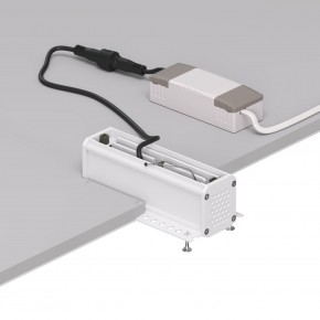 DK2531-WB Встраиваемый светильник SPACE со светодиодом под шпатлевку L126mm 220V 10W 38° 4000К IP20 белый/черный алюминий в Верхней Пышме - verhnyaya-pyshma.ok-mebel.com | фото 5