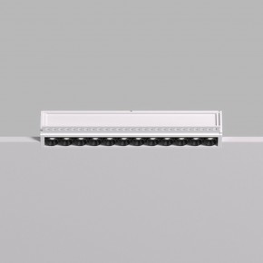 DK2532-WB Встраиваемый светильник SPACE со светодиодом под шпатлевку L240mm 220V 20W 38° 4000К IP20 белый/черный алюминий в Верхней Пышме - verhnyaya-pyshma.ok-mebel.com | фото 3