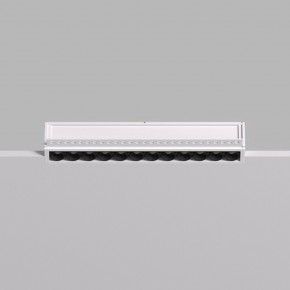 DK2532-WB Встраиваемый светильник SPACE со светодиодом под шпатлевку L240mm 220V 20W 38° 4000К IP20 белый/черный алюминий в Верхней Пышме - verhnyaya-pyshma.ok-mebel.com | фото 4