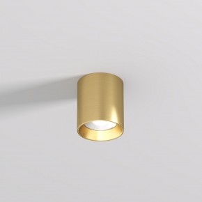 DK2610-SB Накладной светильник SHINE TUBE со светодиодом, D70*H80, IP20, 3000К, 10W, RA?90, сатинированная латунь, алюминий в Верхней Пышме - verhnyaya-pyshma.ok-mebel.com | фото