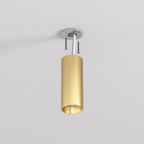 DK2615-SB Накладной светильник SHINE TUBE со светодиодом, D45*H115, IP20, 3000К, 7W, RA?90, сатинированная латунь, алюминий в Верхней Пышме - verhnyaya-pyshma.ok-mebel.com | фото 3