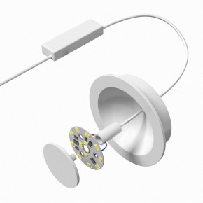 DK2700-WH Встраиваемый светильник, IP 20, 7 Вт, LED 3000, белый, алюминий в Верхней Пышме - verhnyaya-pyshma.ok-mebel.com | фото 4