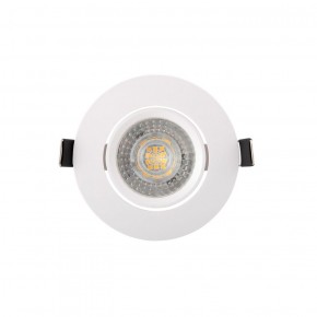 DK3020-WH Встраиваемый светильник, IP 20, 10 Вт, GU5.3, LED, белый, пластик в Верхней Пышме - verhnyaya-pyshma.ok-mebel.com | фото