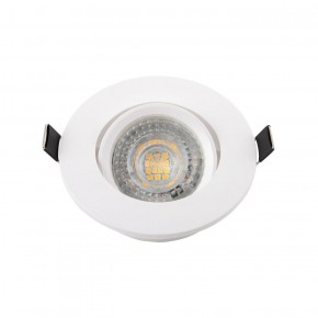 DK3020-WH Встраиваемый светильник, IP 20, 10 Вт, GU5.3, LED, белый, пластик в Верхней Пышме - verhnyaya-pyshma.ok-mebel.com | фото 2